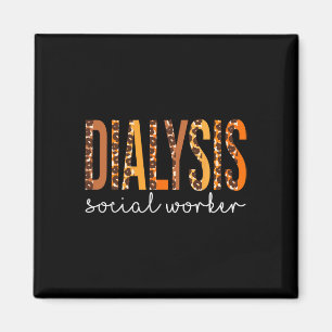 Dialyse Sozialarbeiter Leopard Herbst Thanksse Magnet
