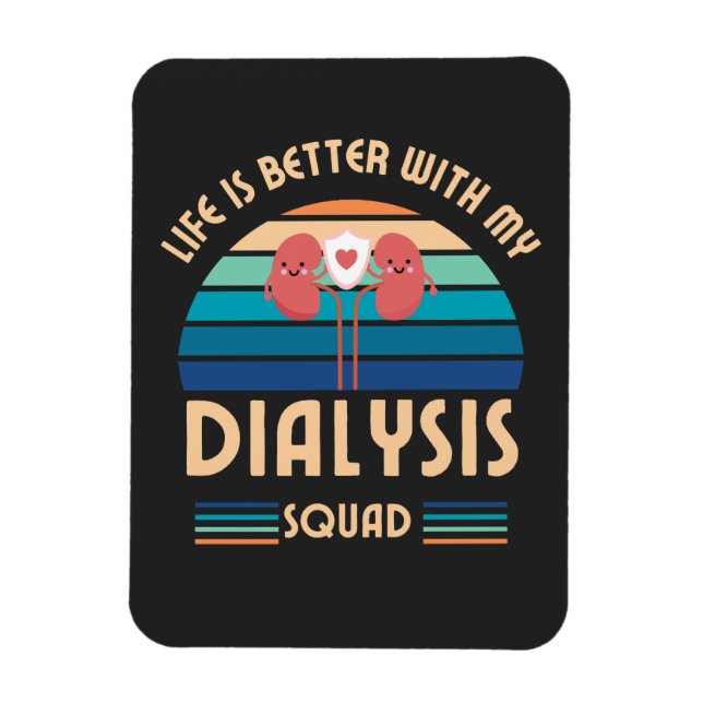 Dialyse Squad Aufwertung Dialysis Nurse Tech Magnet (Vertikal)