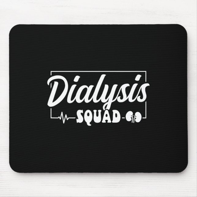 Dialyse Squad Dialyse Technician Nurie Mousepad (Vorne)