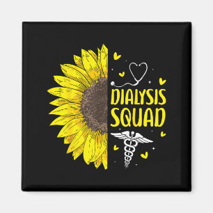 Dialyse-Team Sonnenblume Nephrologie Krankenschwes Magnet