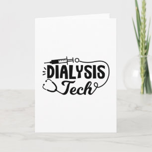 Dialyse Tech Dialysis Nurse Nephrologie Techniker Karte