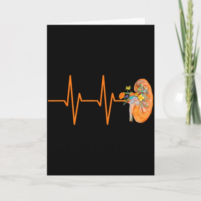 Dialyse Tech Nephrologie Krankenschwester Niere He Karte (Vorderseite)