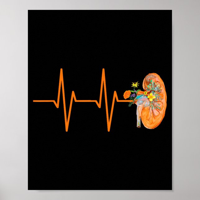 Dialyse Tech Nephrologie Krankenschwester Niere He Poster (Vorne)