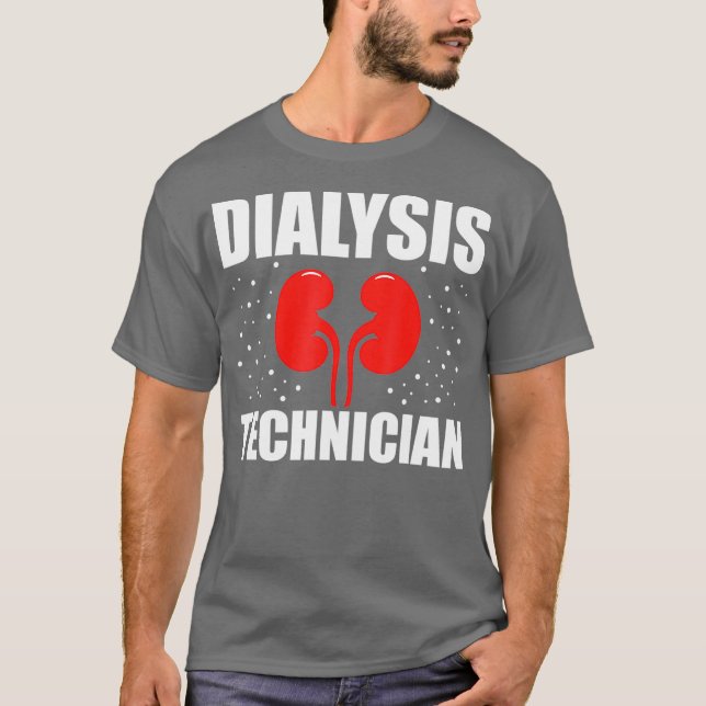 Dialyse Technician Pair Nephrologie Tech T-Shirt (Vorderseite)