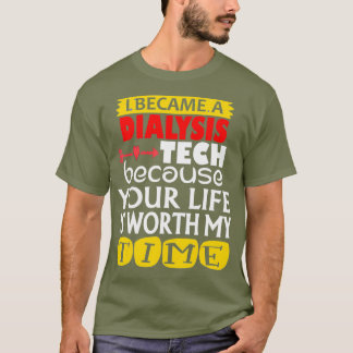 Dialyse Technischer Krankenpfleger - Nierenherat T-Shirt