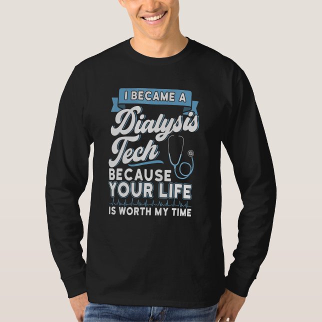 Dialyse Technisches Zubehör Tech Nephrologie 2 T-Shirt (Vorderseite)