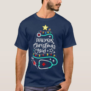 Dialyse Weihnachtsdialyse-Crew T-Shirt