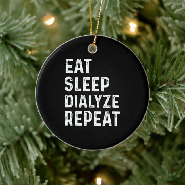 Dialysegeschenke für Patienten Nierentechnische Ne Keramik Ornament (Baum)