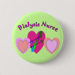 Dialysekrankenschwester-Geschenke Button