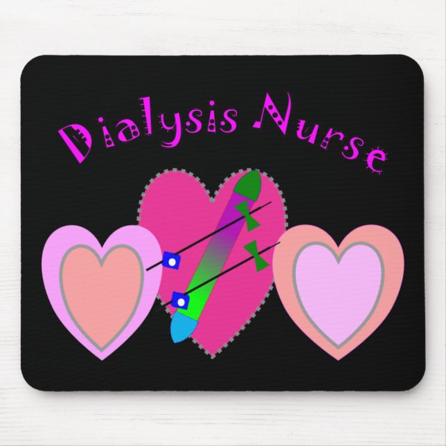 Dialysekrankenschwester-Geschenke Mousepad (Vorne)