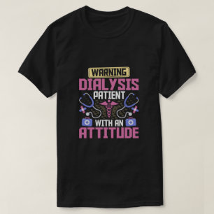 Dialysepatient mit einer Nierenstudie T-Shirt