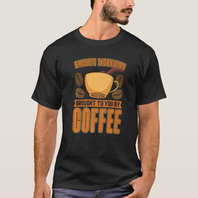 Dialysetechniker, der Ihnen mit Kaffee Nephr zur V T-Shirt (Vorderseite)