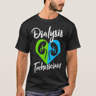 Dialysetechniker Herz-Pair Nephrologie Tech T-Shirt