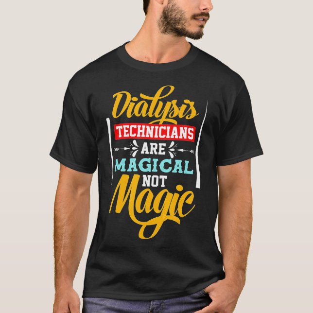 Dialysetechniker Medizinische Nephrologie Tech T-Shirt (Vorderseite)