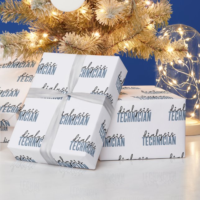 Dialysetechniker | Nephrologie Tech Geschenke Geschenkpapier (Feiertage)