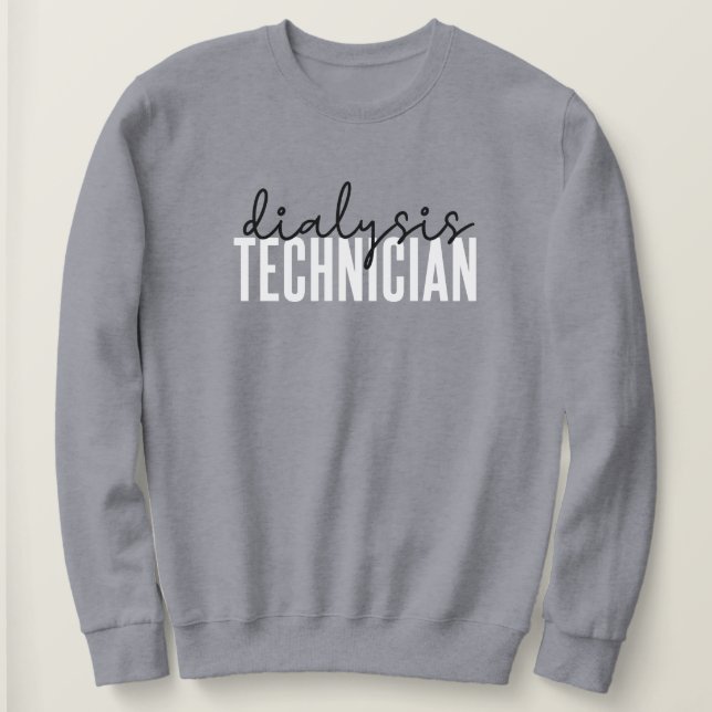 Dialysetechniker | Nephrologie Tech Geschenke Sweatshirt (Design vorne)