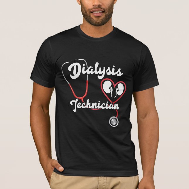 Dialysetechniker Nephrologie Tech Nury T-Shirt (Vorderseite)
