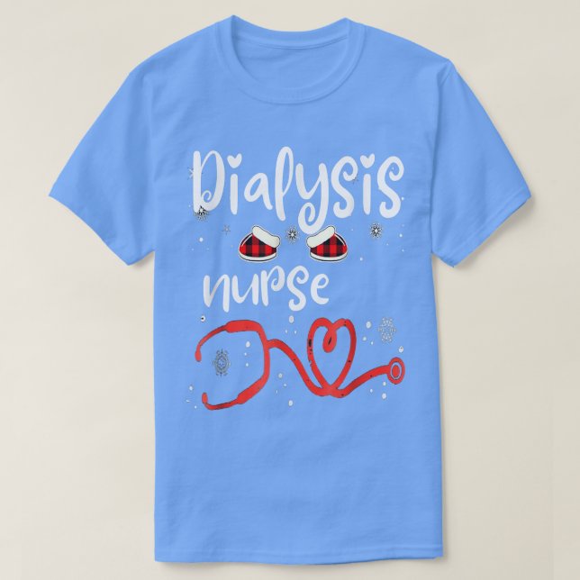 Dialysetechniker Nephrologie Weihnachten 202 T-Shirt (Design vorne)