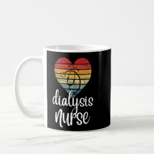 Dialysetechniker Nurse Niere Herzschlag Kaffeetasse