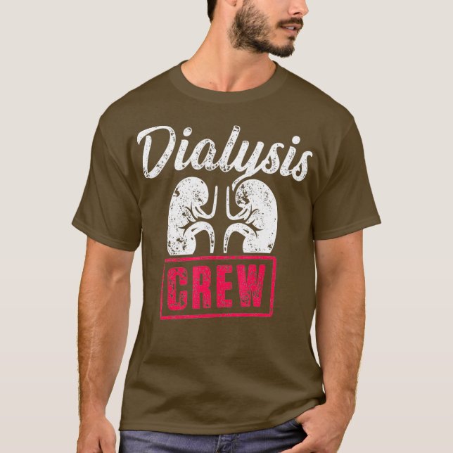 Dialysetechniker Squad Nephrologie Tech T-Shirt (Vorderseite)