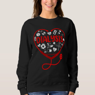 Dialysetechnikerin Frauen Stethoskop Hämodialyse K Sweatshirt