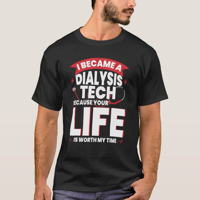 Dialysetechnisches Zubehör Tech Nephrologie 1 T-Shirt (Vorderseite)