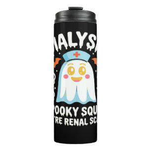 Dialysis Nephrologie Nurse Niedlich Halloween Spoo Thermosbecher