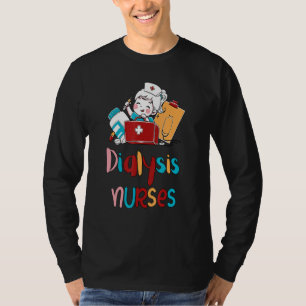 Dialysis Nurse Nephrologie Tech T-Shirt