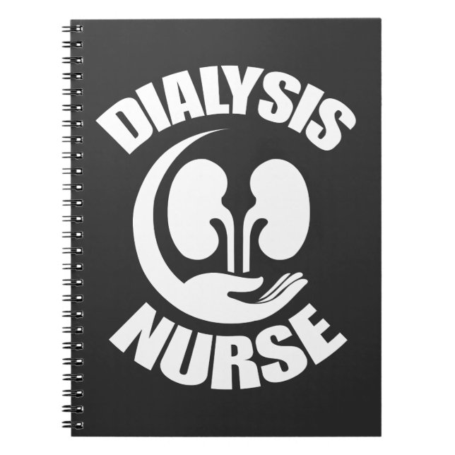 Dialysis Nurse Nephrology Technician Nursing Schoo Notizblock (Vorderseite)