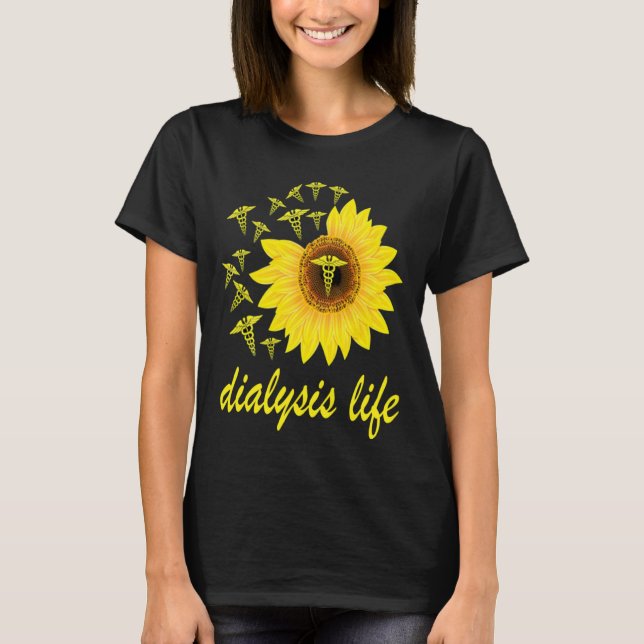 Dialysis nurse Patient Care Nephrology Technician T-Shirt (Vorderseite)