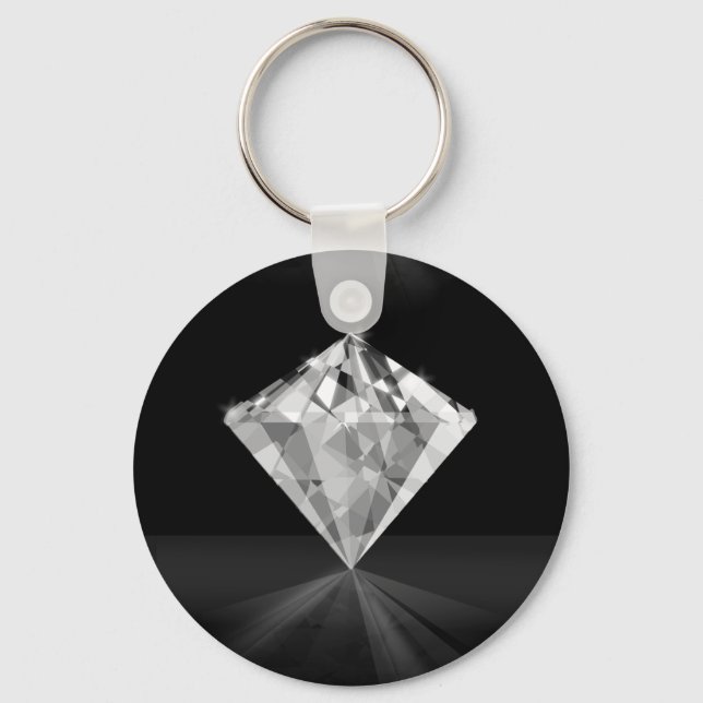 Diamant-161739 Edelstein Juwel glänzende Modegl Schlüsselanhänger (Vorderseite)