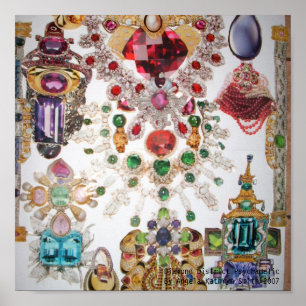 Diamant-Bezirk Psychadelic Poster