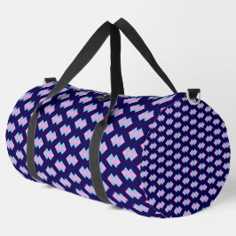 Diamant Blau Groß Duffle Bag