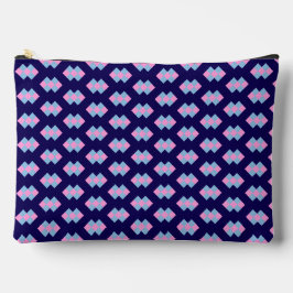 Diamant Blau Groß Zubehörtasche