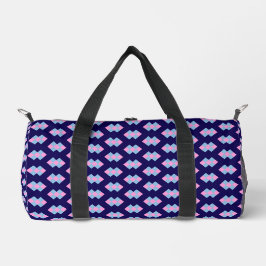 Diamant Blau Klein Duffle Bag