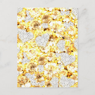 DIAMANT BLING! POSTKARTE