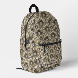 Diamant-Blume-Backpack Bedruckter Rucksack