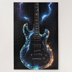 Diamant Cut Electric Gitarre Puzzle