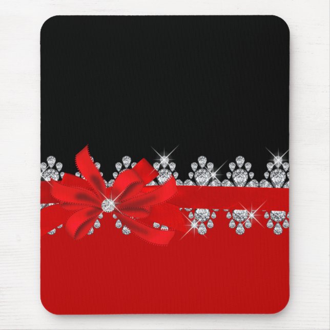 Diamant Delilah (rot) Mousepad (Vorne)