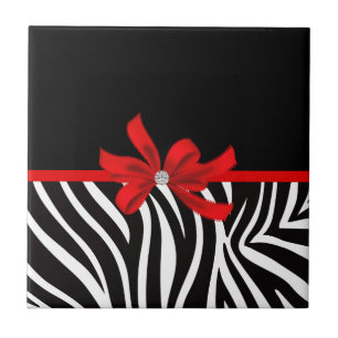 Diamant-Diva (rot) Fliese