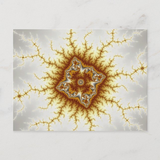 Diamant - Fraktal Postkarte (Vorderseite)