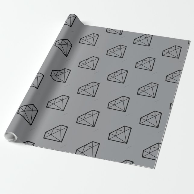 Diamant für immer geschenkpapier (Ungerollt)