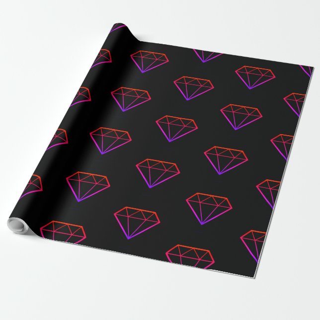 Diamant für immer geschenkpapier (Ungerollt)