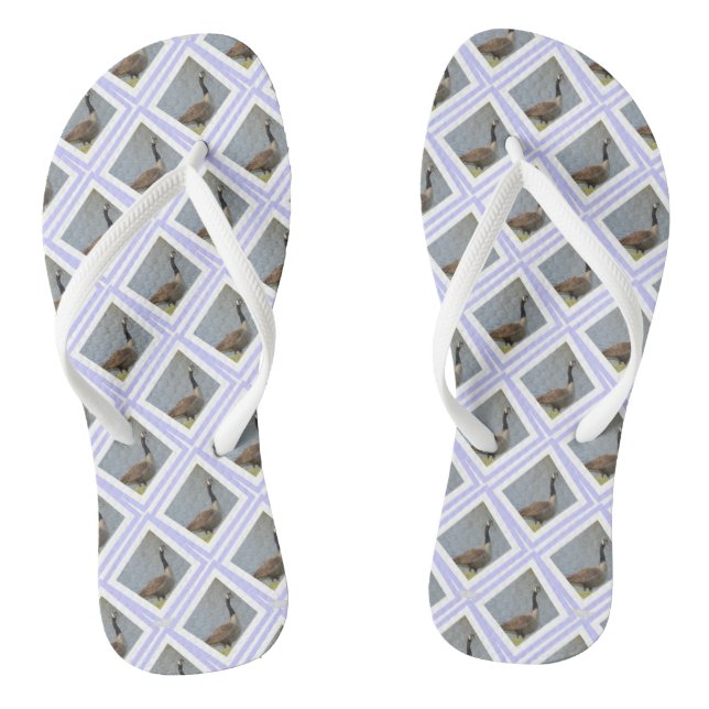 Diamant geformt Gänse durch Teichkippen Flops Flip Flops (Fußbett)