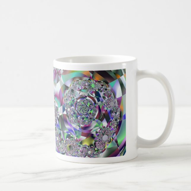 Diamant-gewundene Tasse (Rechts)