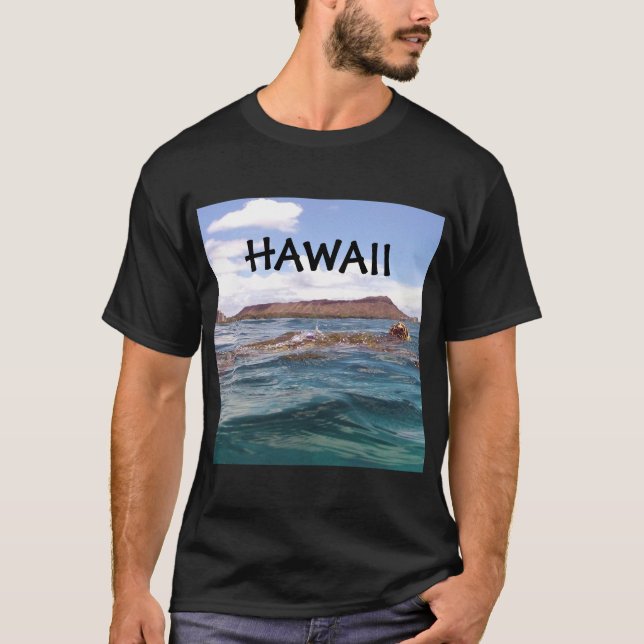 Diamant-Haupthawaii-Schildkröte T-Shirt (Vorderseite)