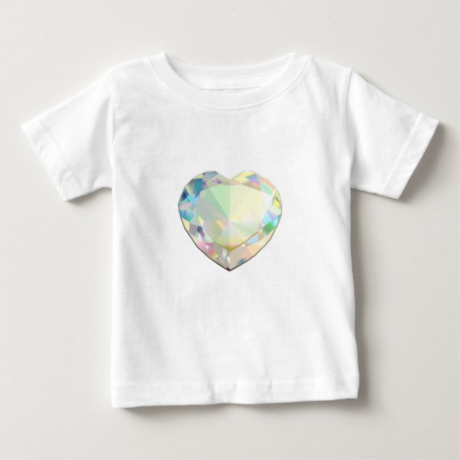 Diamant Heart Inspiration Baby T-shirt (Vorderseite)