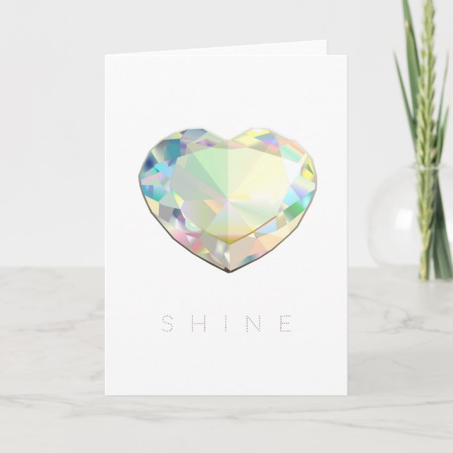 Diamant Heart Inspiration Karte (Vorderseite)