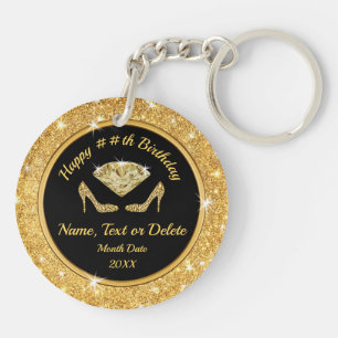 Diamant High Heels, benutzerdefinierte Geburtstags Schlüsselanhänger