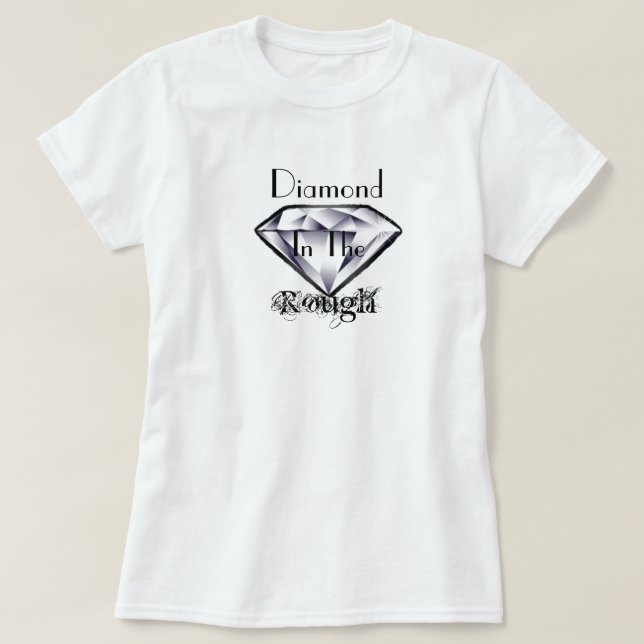 DIAMANT im Rau-Damen T-Shirt (Design vorne)